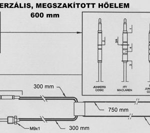 Univerzálny termoelektrický článok 600mm