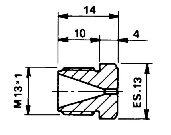 Tryska d 2,20 M13x1