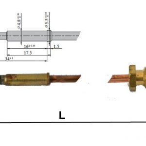 Termoelektrický článok JUNKERS 600 – M9x1