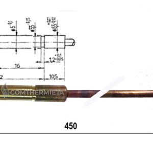 TERMOČLÁNOK A1 450mm M9x1